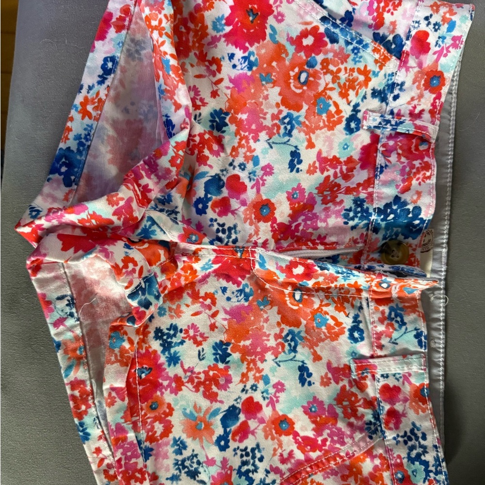 Floral Multicolor Button-Up Shirt